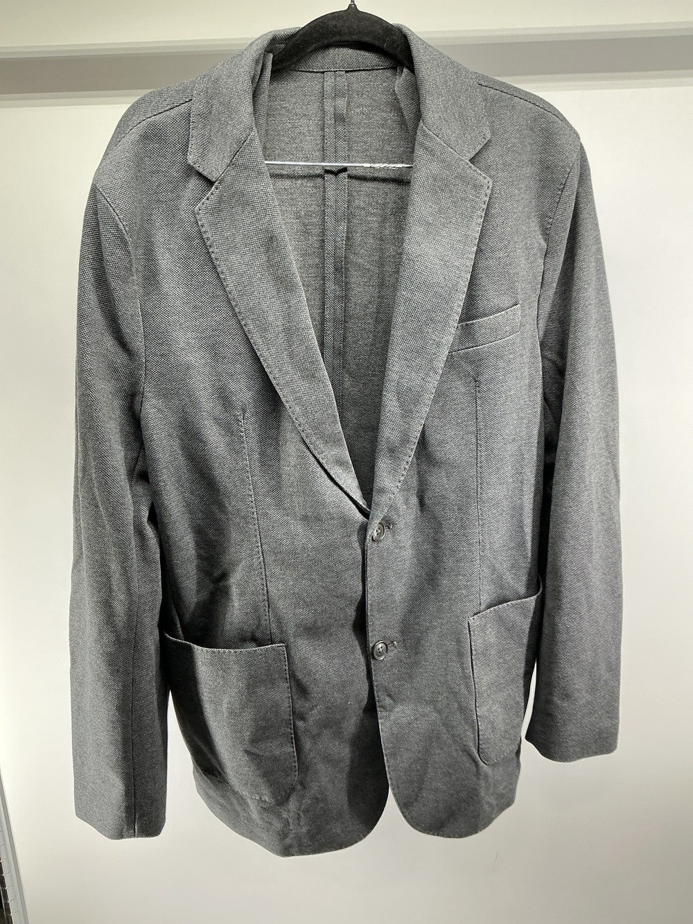Cotton Pique Knit Blazer